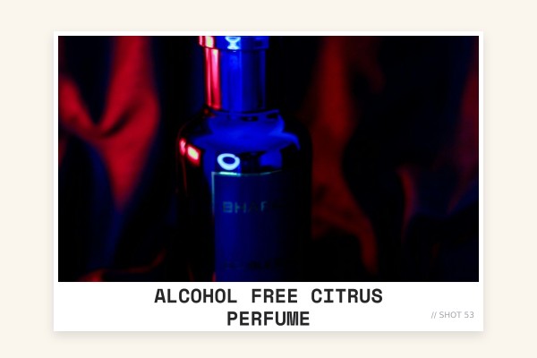 alcohol free citrus perfume