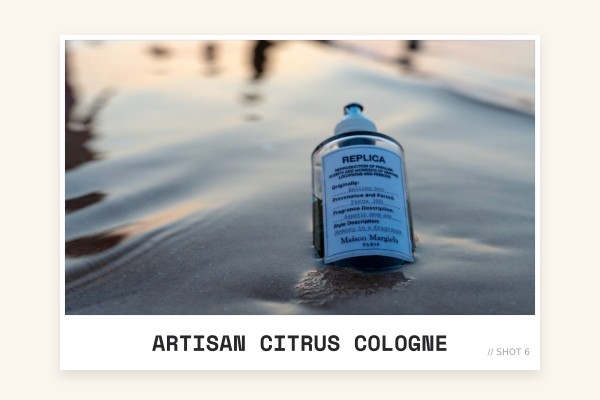 artisan citrus cologne