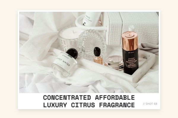 concentrated affordable luxury citrus fragrance