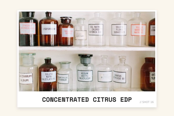 concentrated citrus edp