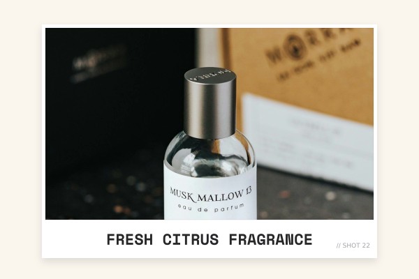 fresh citrus fragrance