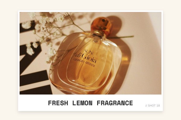 fresh lemon fragrance