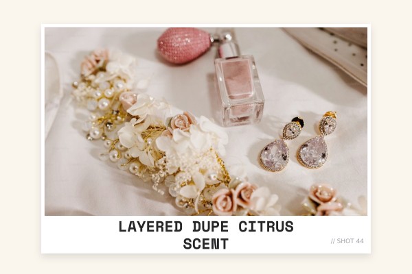 layered dupe citrus scent