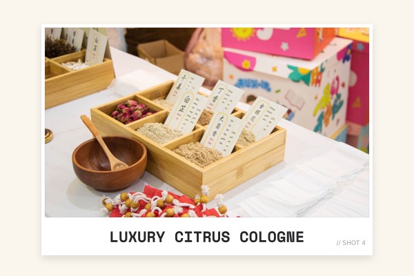 luxury citrus cologne