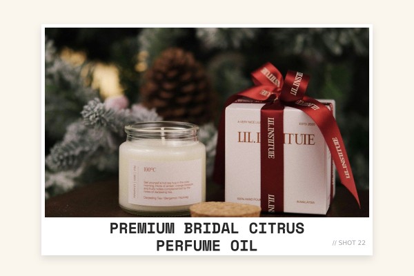premium bridal citrus perfume oil