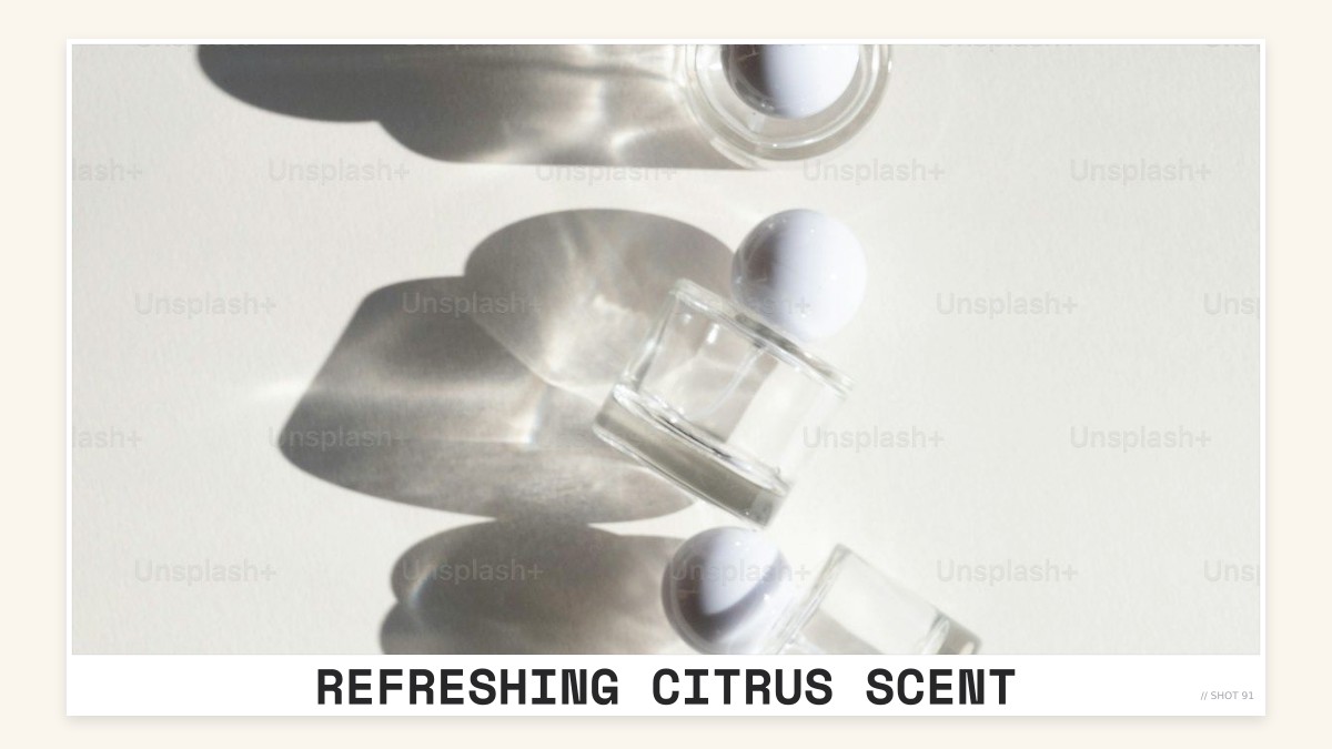 refreshing citrus scent