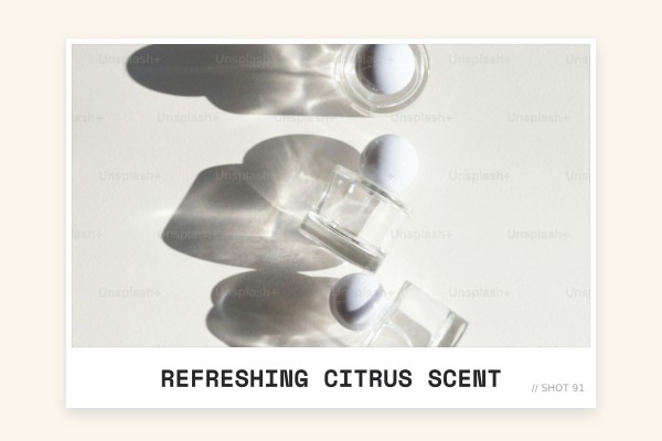 refreshing citrus scent